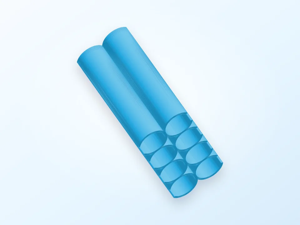 AAA Battery Organizer 3D model preview