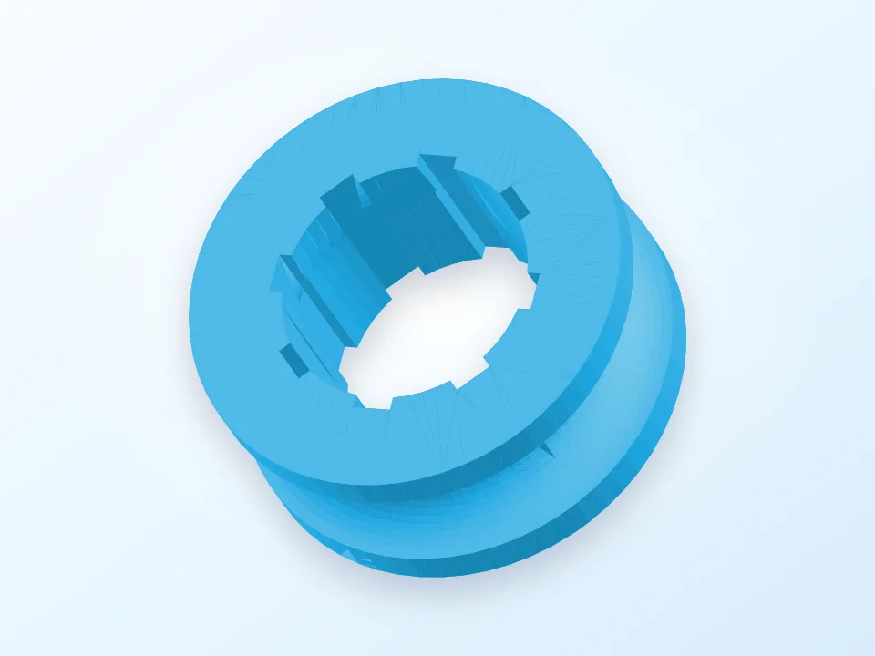 Bi-directional Mechanical Counter 3D model preview