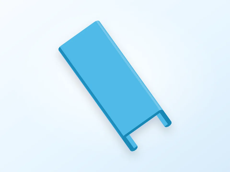Clip for power tool box 3D model preview