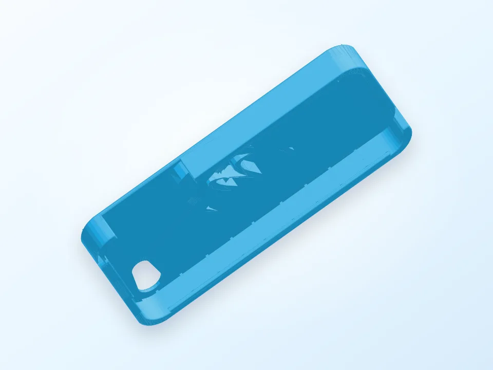 iPhone 4 case @ logo 3D model preview