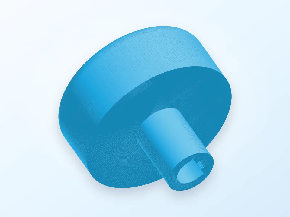Vornado 530 Knob 3D model preview