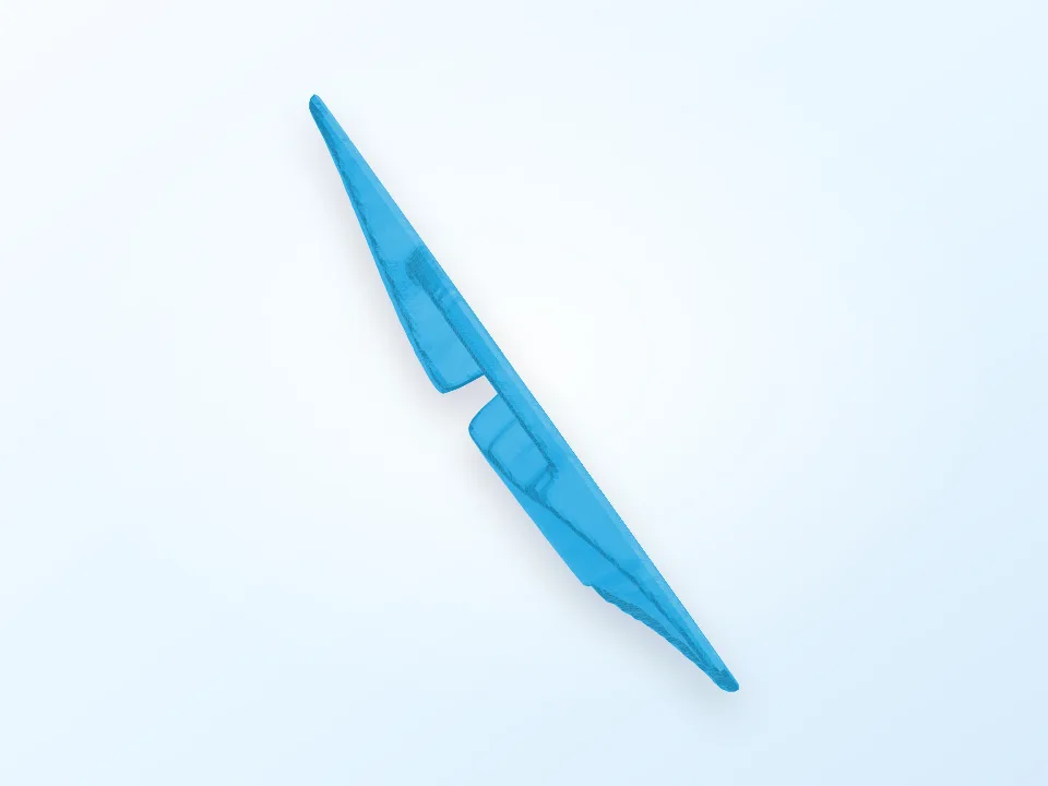 Quick klingon Trefoil relief 3D model preview