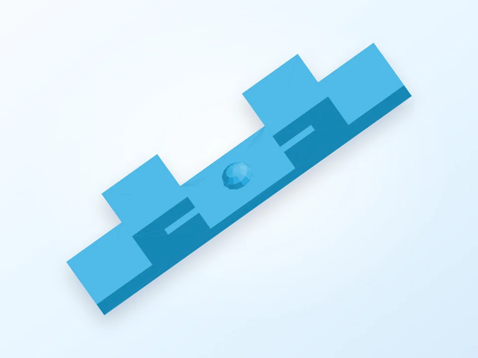 Socket Rail Foot 3D model preview