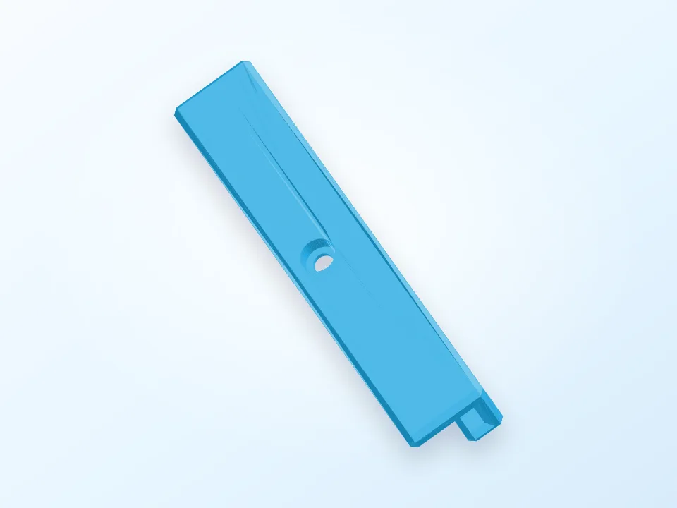 Afinia 3d Printer plate clips 3D model preview