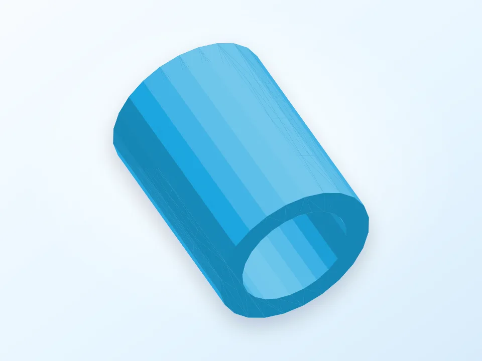 roll support prusaI3 3D model preview