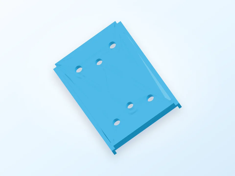 Pasco Fan Attachment for Vernier Cart 3D model preview