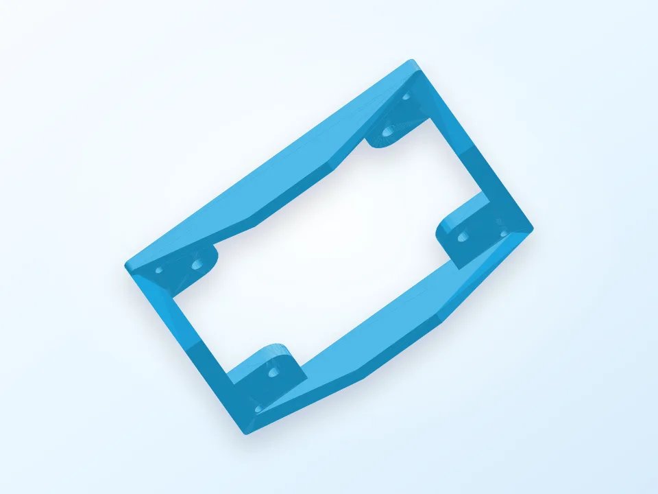 Surfboard Modem Fan 3D model preview