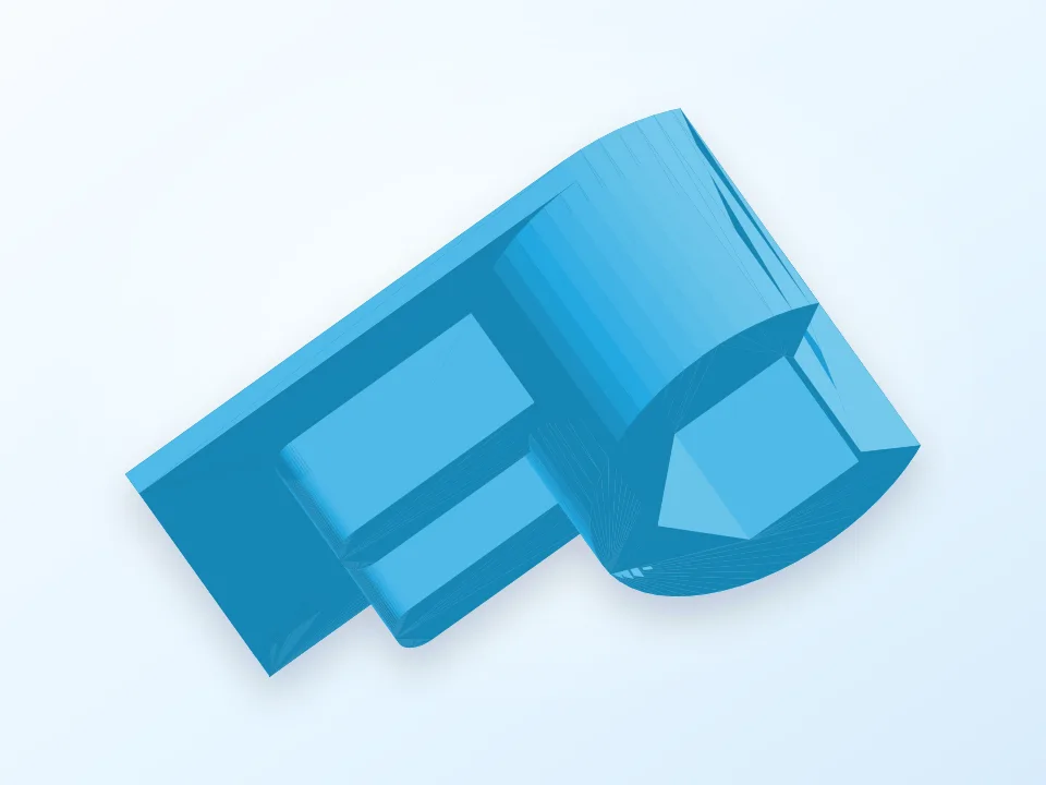 Weller iron pen clip 3D model preview