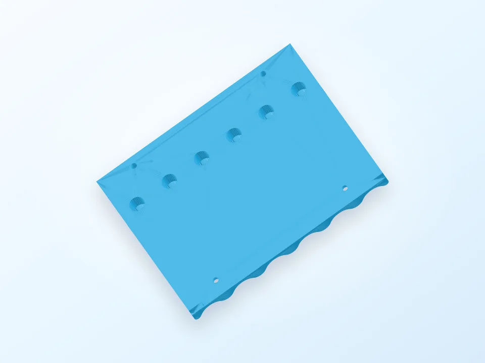 Screwdriver holder (under the shelf) 3D model preview