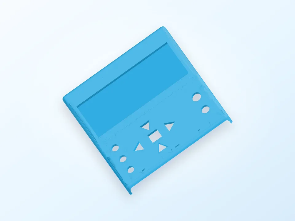 LCD + Keypad box 3D model preview