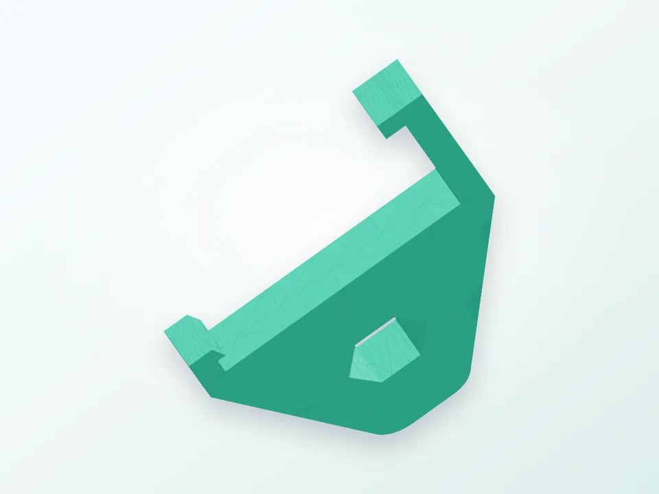 Filament Spool Holder for PrintrBot Play 3D model preview