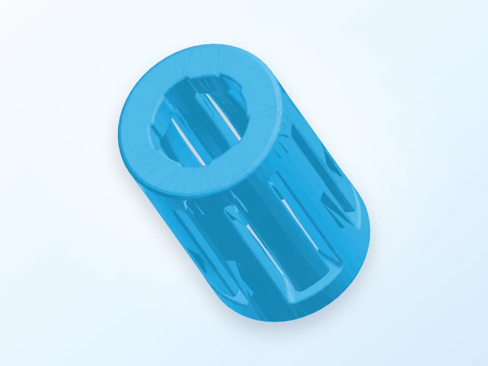 LM8UU linear pad bearing 3D model preview