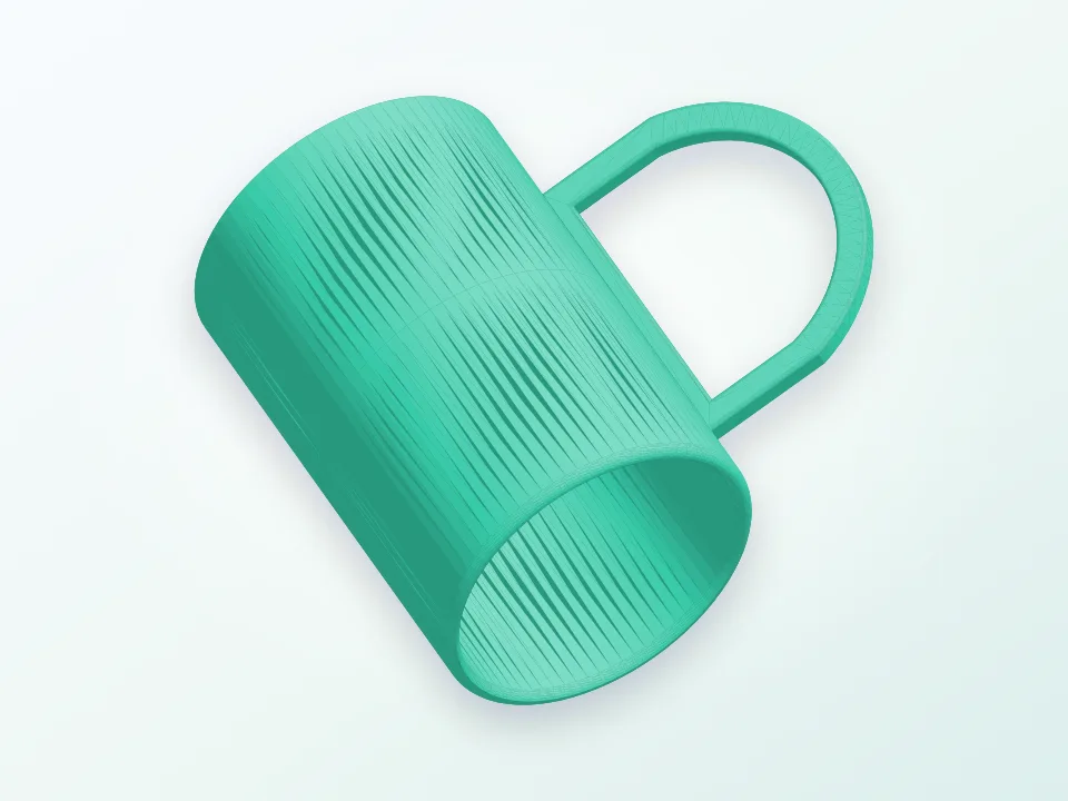 toy cup 3D model preview