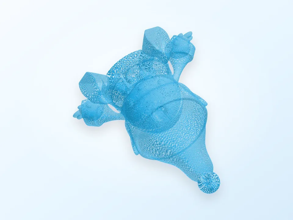 Articulated Christmas Toys 3D model preview