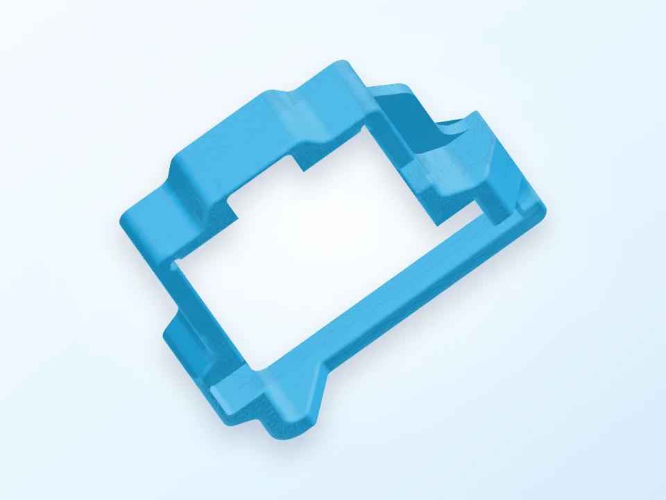 Servo mounting frames TGY-225MG & KST DS225MG & MKS DS6125 & Dymond DS 1800 MG 3D model preview