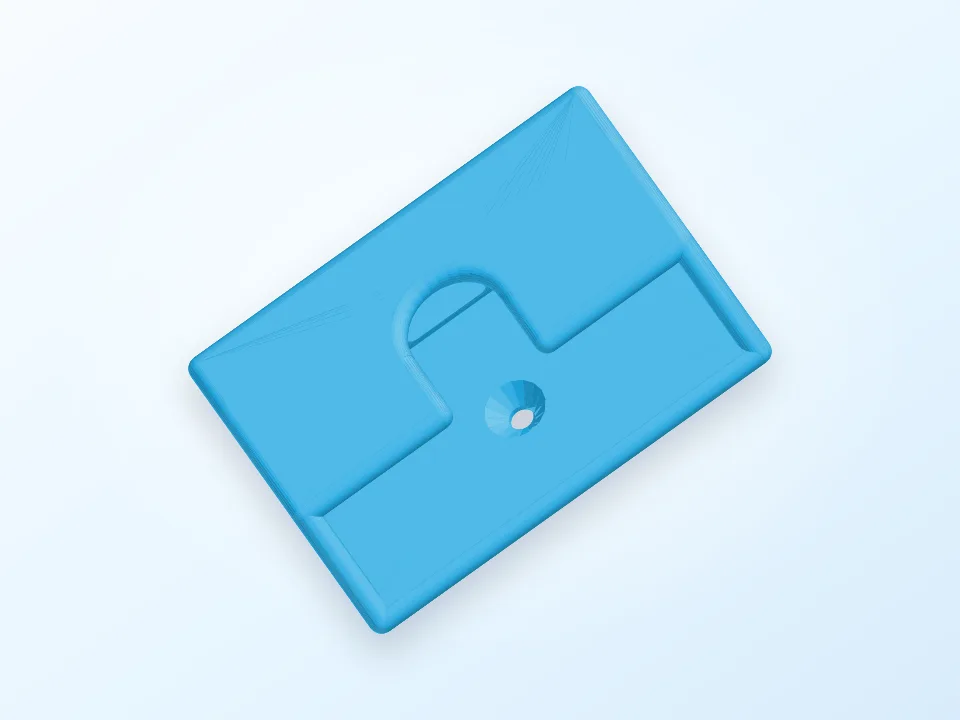 Galaxy S2 wall mount 3D model preview