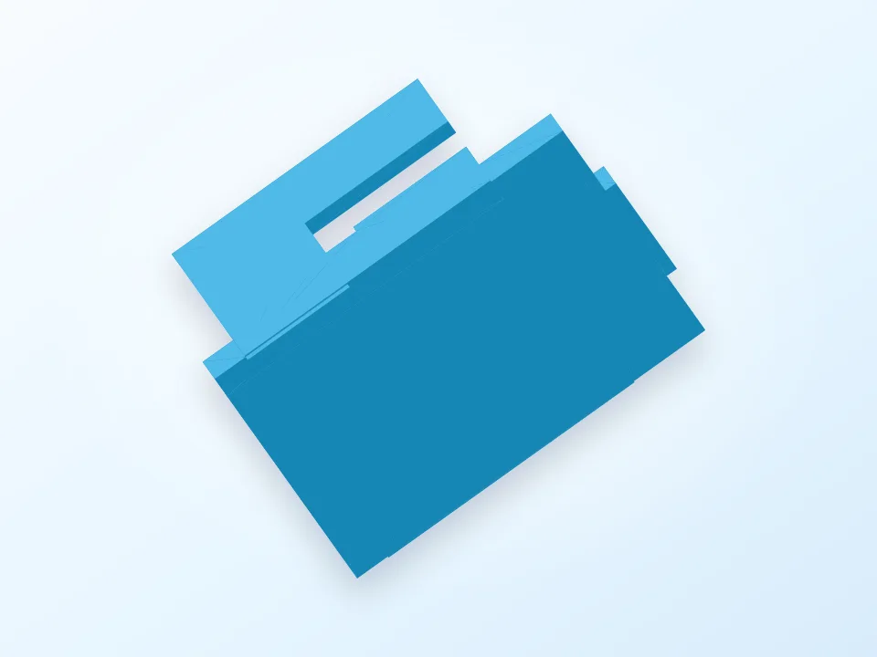 SD Card Clip for Rasberry-Pi 3D model preview