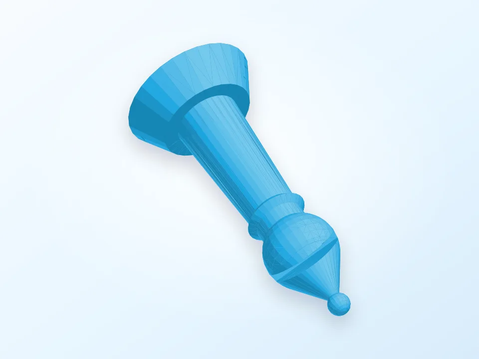 Cheese 3D model preview