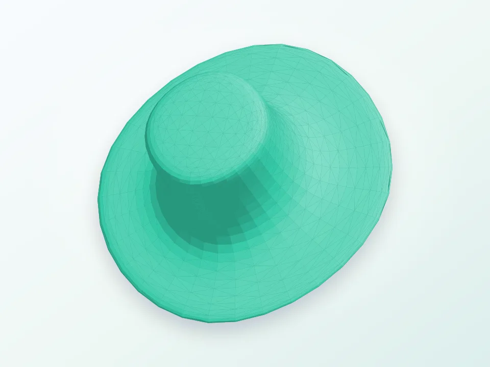 Hat 3D model preview