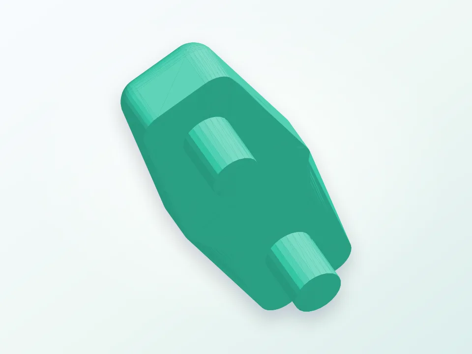 Toilet Seat Bumpers 3D model preview