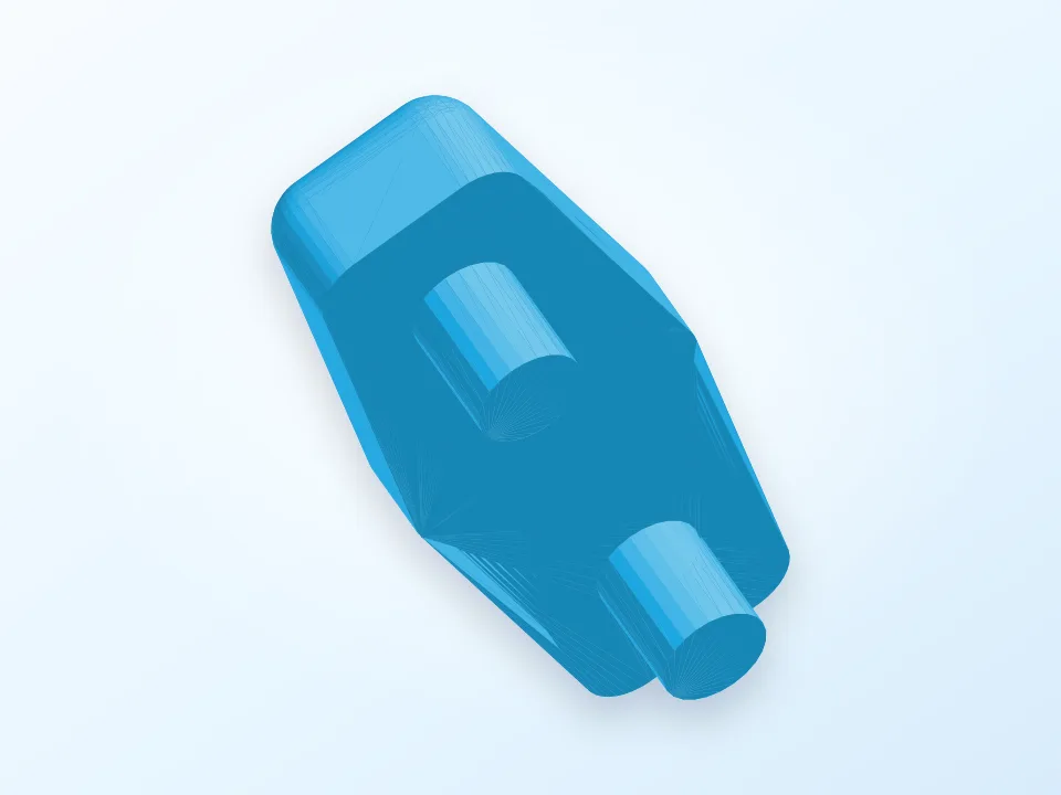 Toilet Seat Bumpers 3D model preview