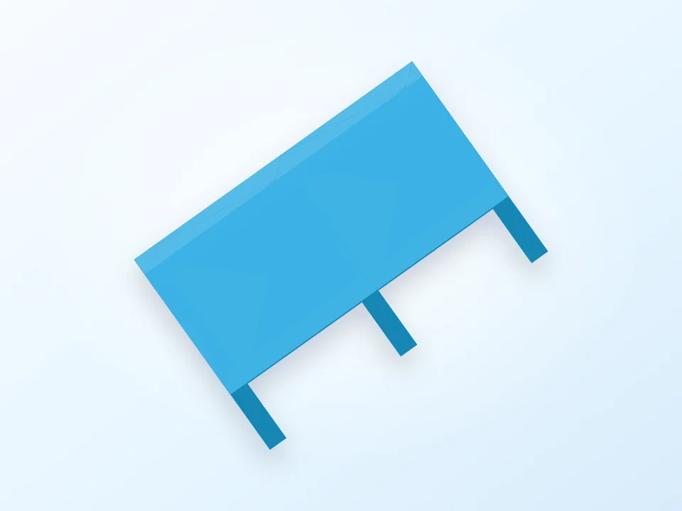 2 slot SD card holder 3D model preview