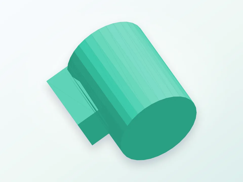 Series 1 Build Plate Stopper 3D model preview