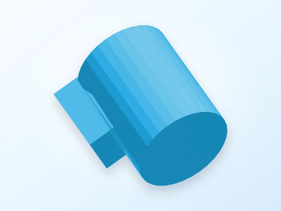 Series 1 Build Plate Stopper 3D model preview