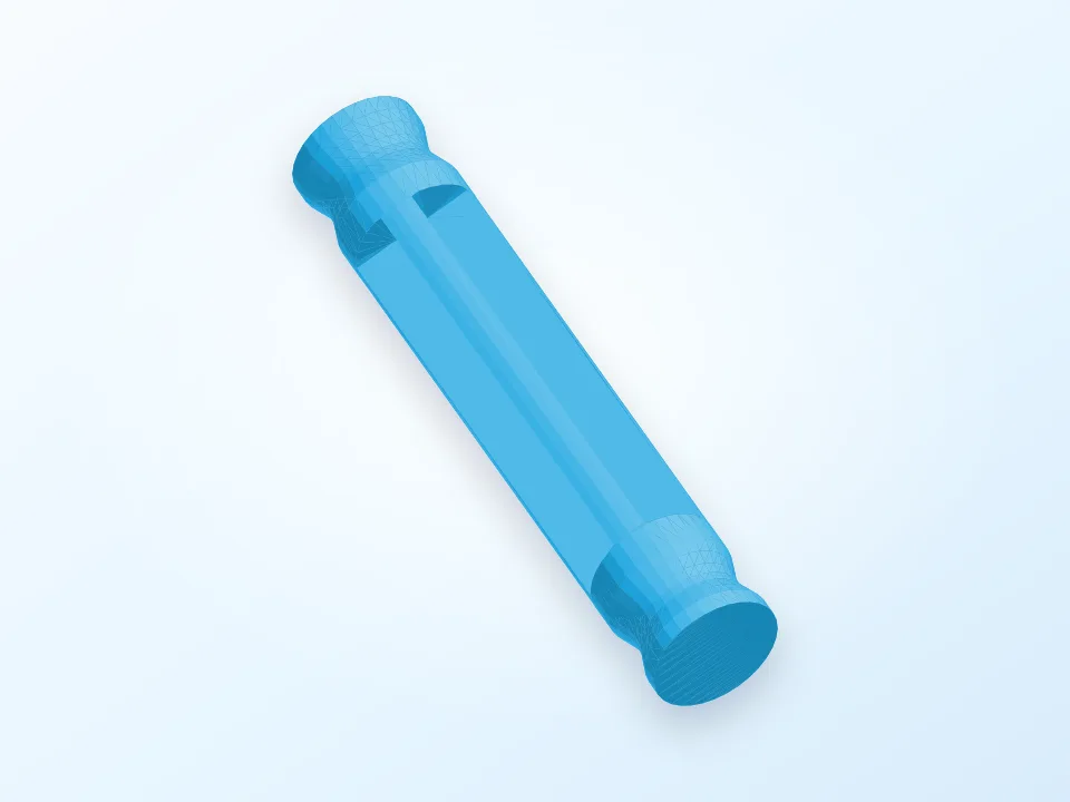 White knex stick 3D model preview