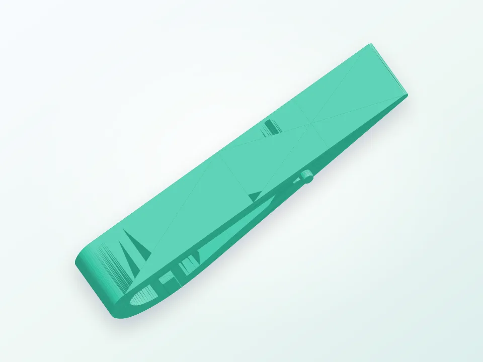 Project Aviation - 3d Printed - W.I.P stage: Linked R/C Wing 3D model preview
