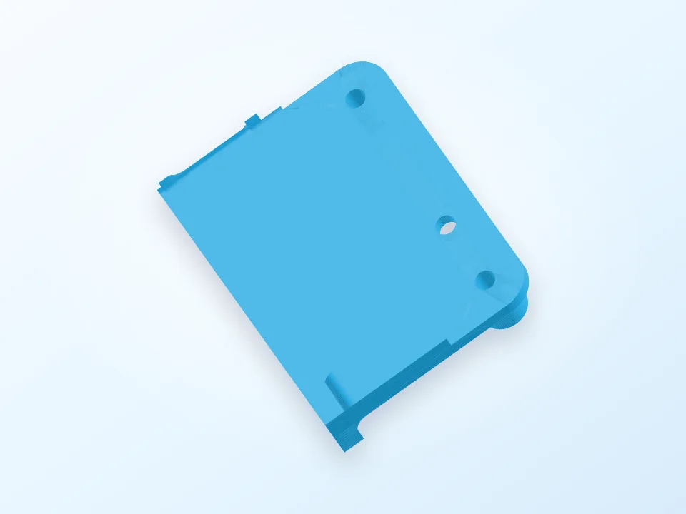 RigidBot cable chain and mounts 3D model preview
