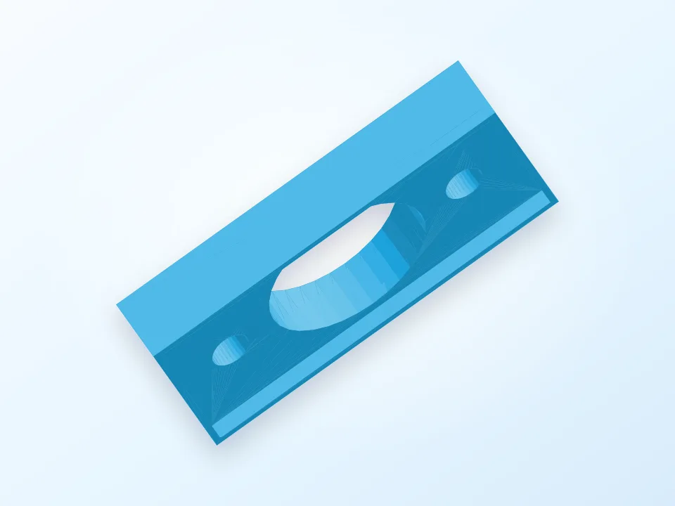 Door Jamb Lock (Tang) Extension 3D model preview