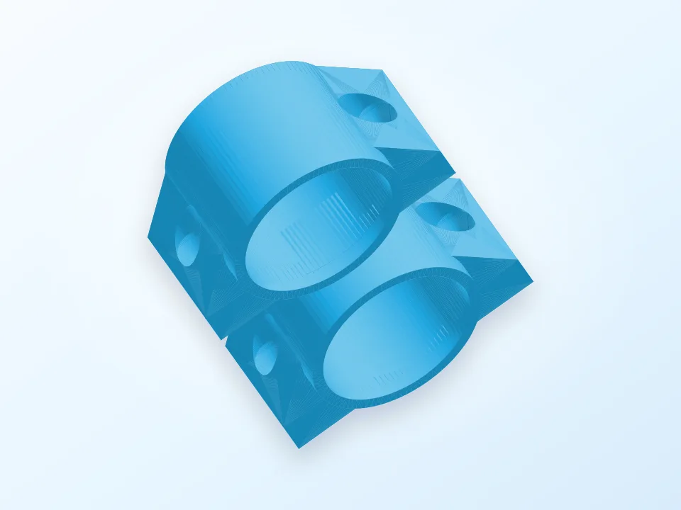 Rod Wall Holder 3D model preview