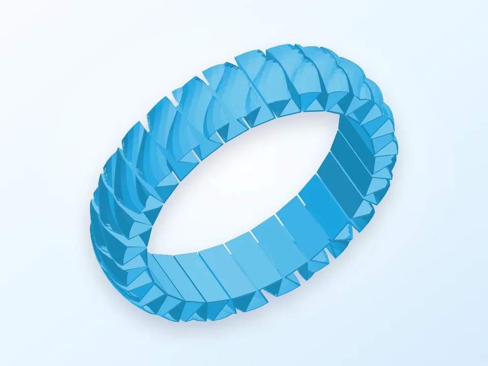 Stretchy Bracelet 3D model preview