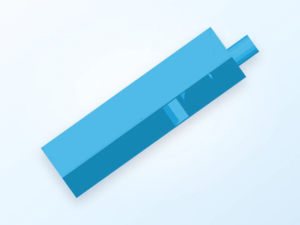 FlÃÂ¶te - geschlossen, whistle - closed 3D model preview