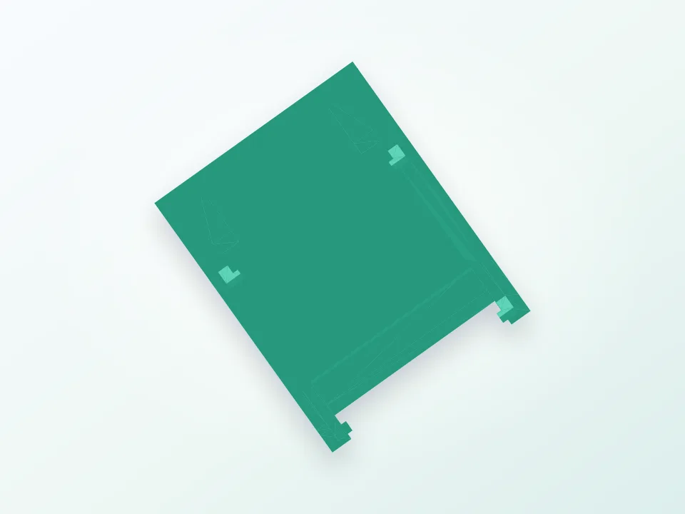USB TTL UART Adapter Case 3D model preview