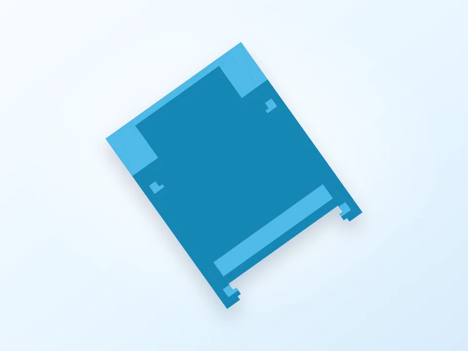 USB TTL UART Adapter Case 3D model preview