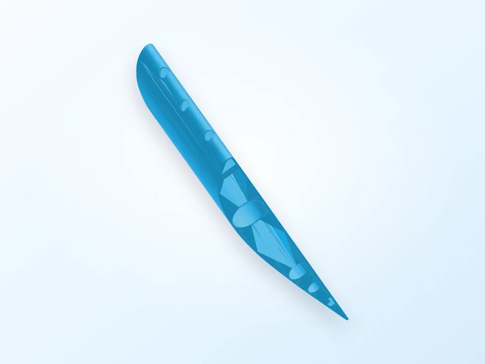 Model Plane LOW WING PAF-02 3D model preview