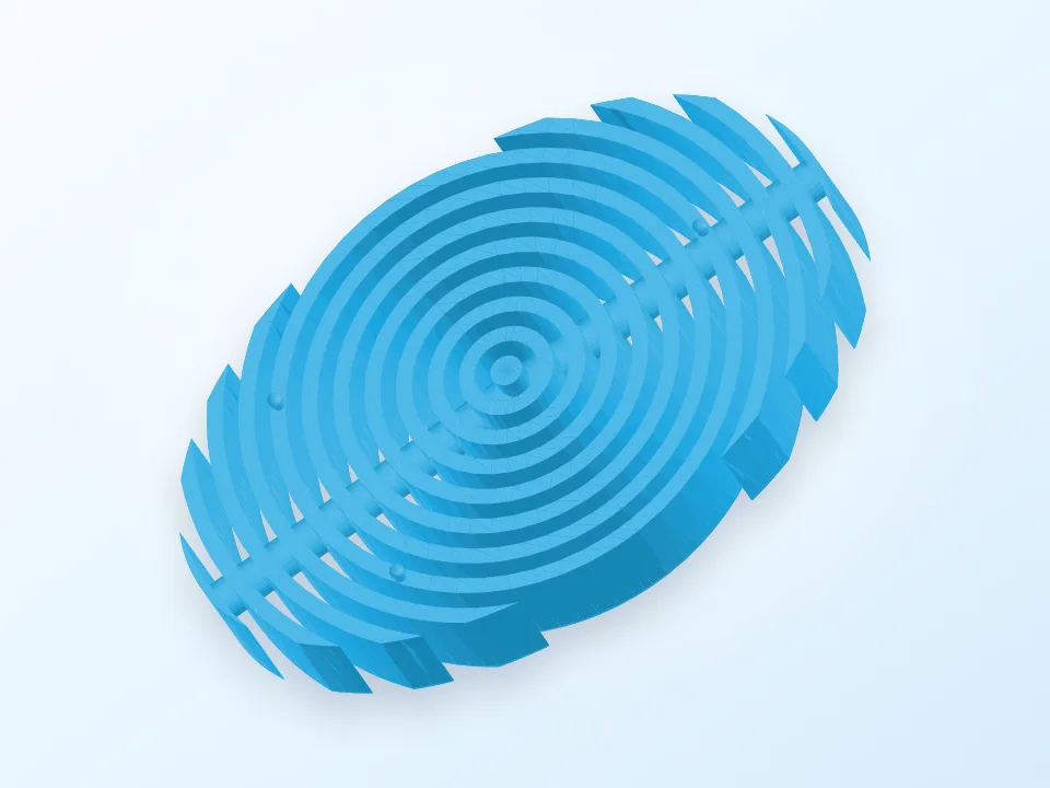 Ultramodern Soap Dish (public domain) 3D model preview