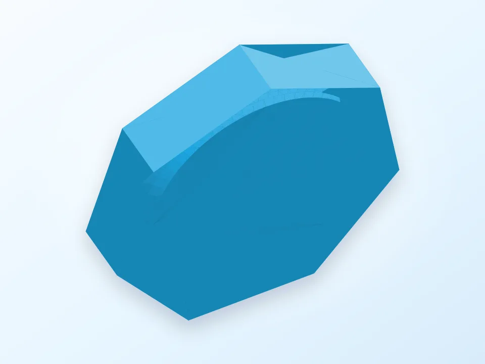 Heptagon Box Twisted Design   [With THREAD] 3D model preview