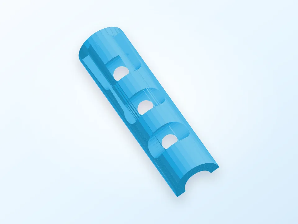 bicycle top tube push buttons 3D model preview