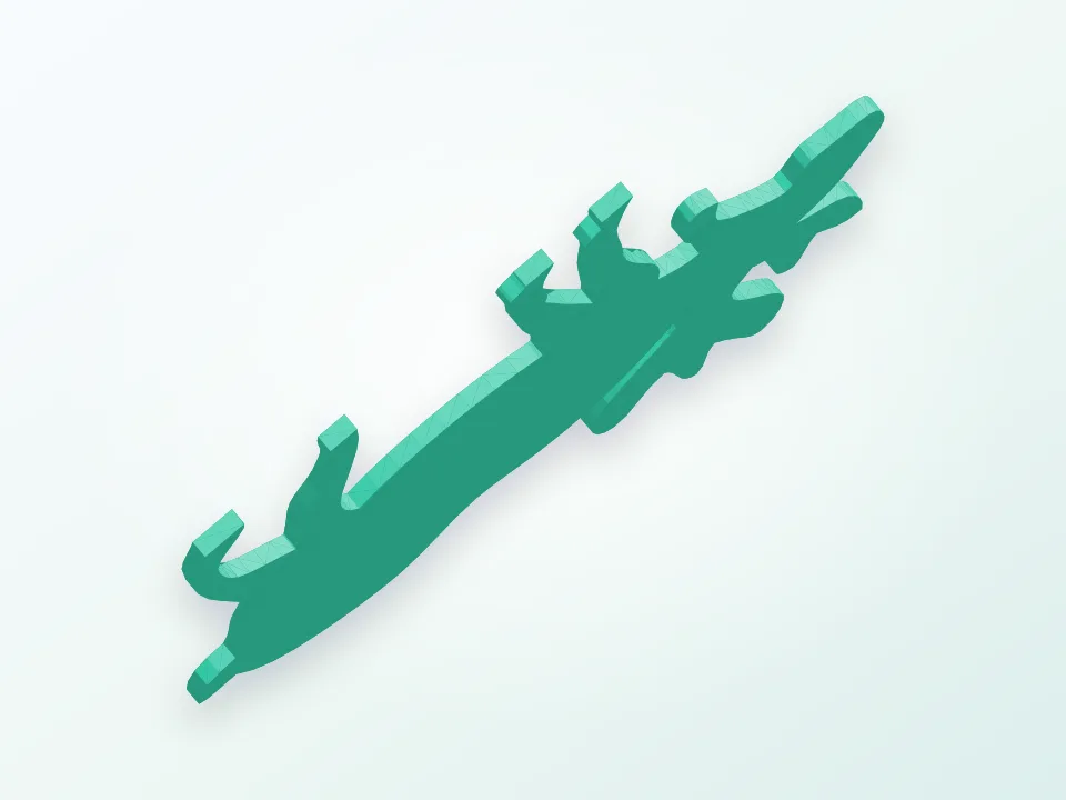 Moose for Window 3D model preview