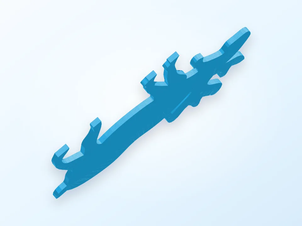 Moose for Window 3D model preview