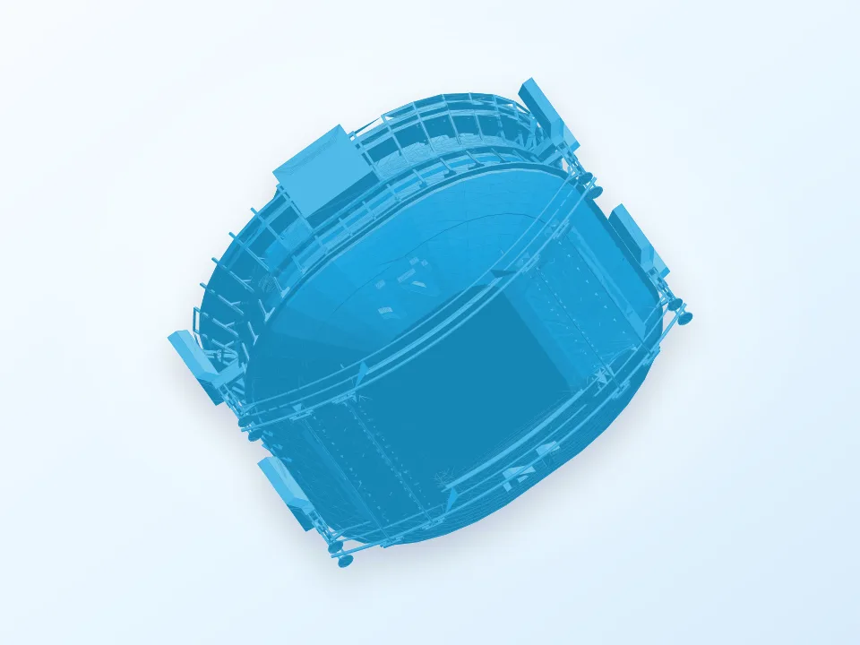Amsterdam Arena 3D model preview