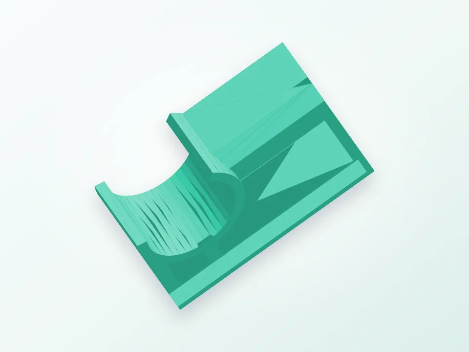 Tablet/Phone Desk Holder 3D model preview