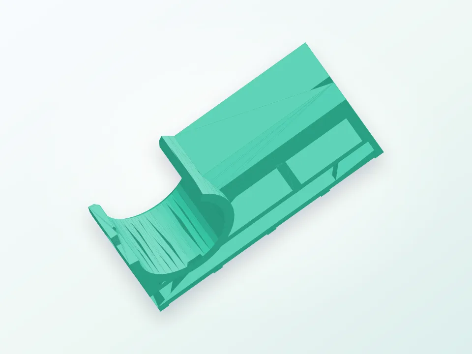 Tablet/Phone Desk Holder V2 3D model preview