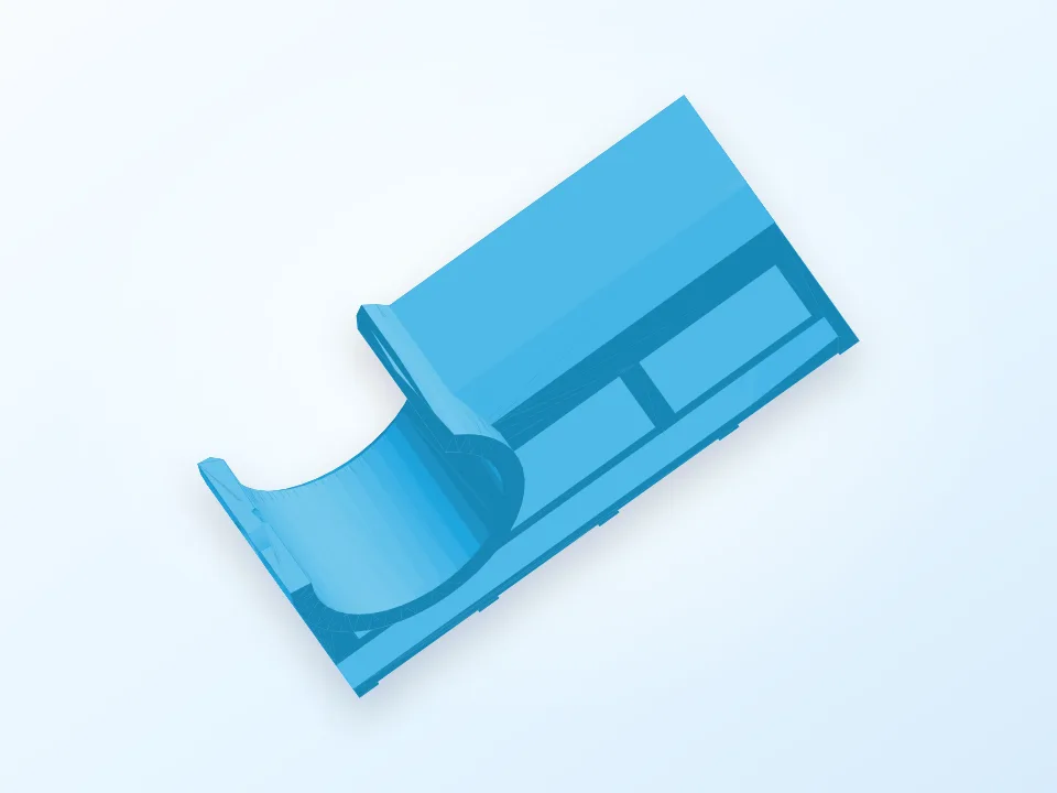 Tablet/Phone Desk Holder V2 3D model preview