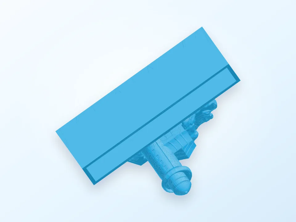 Lighthouse Card holder 3D model preview