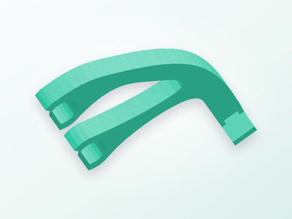 Prus i3 - Y axis Endstop 3D model preview