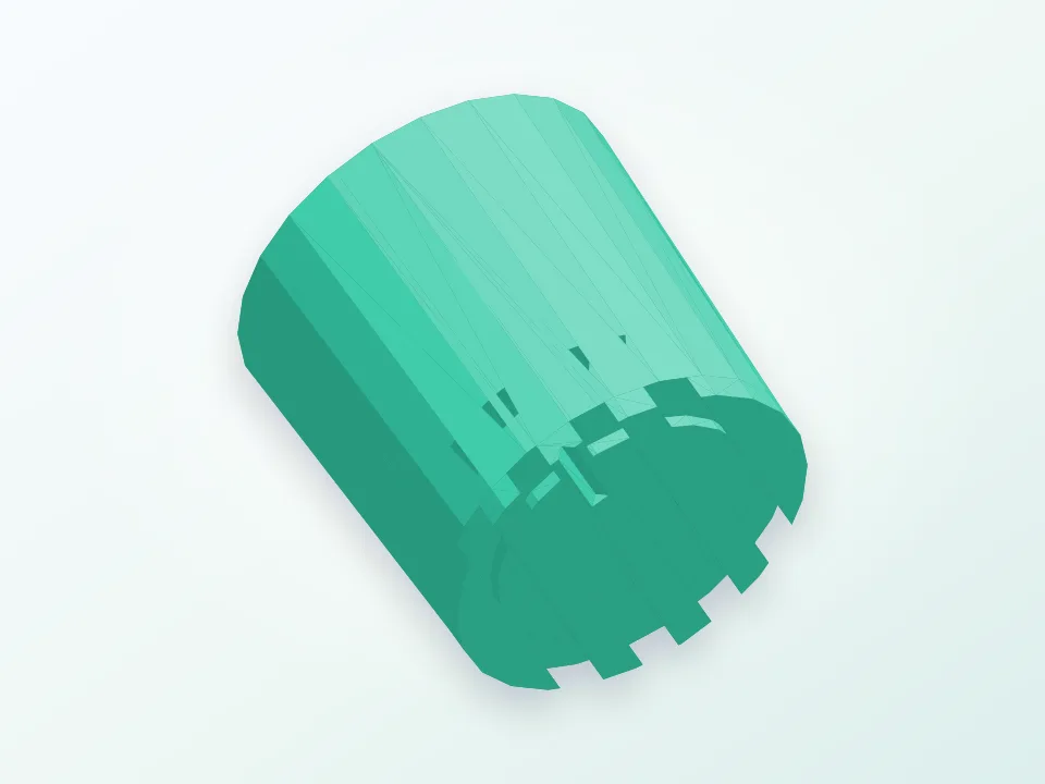 Gauntlet for guitar pedal FX 3D model preview